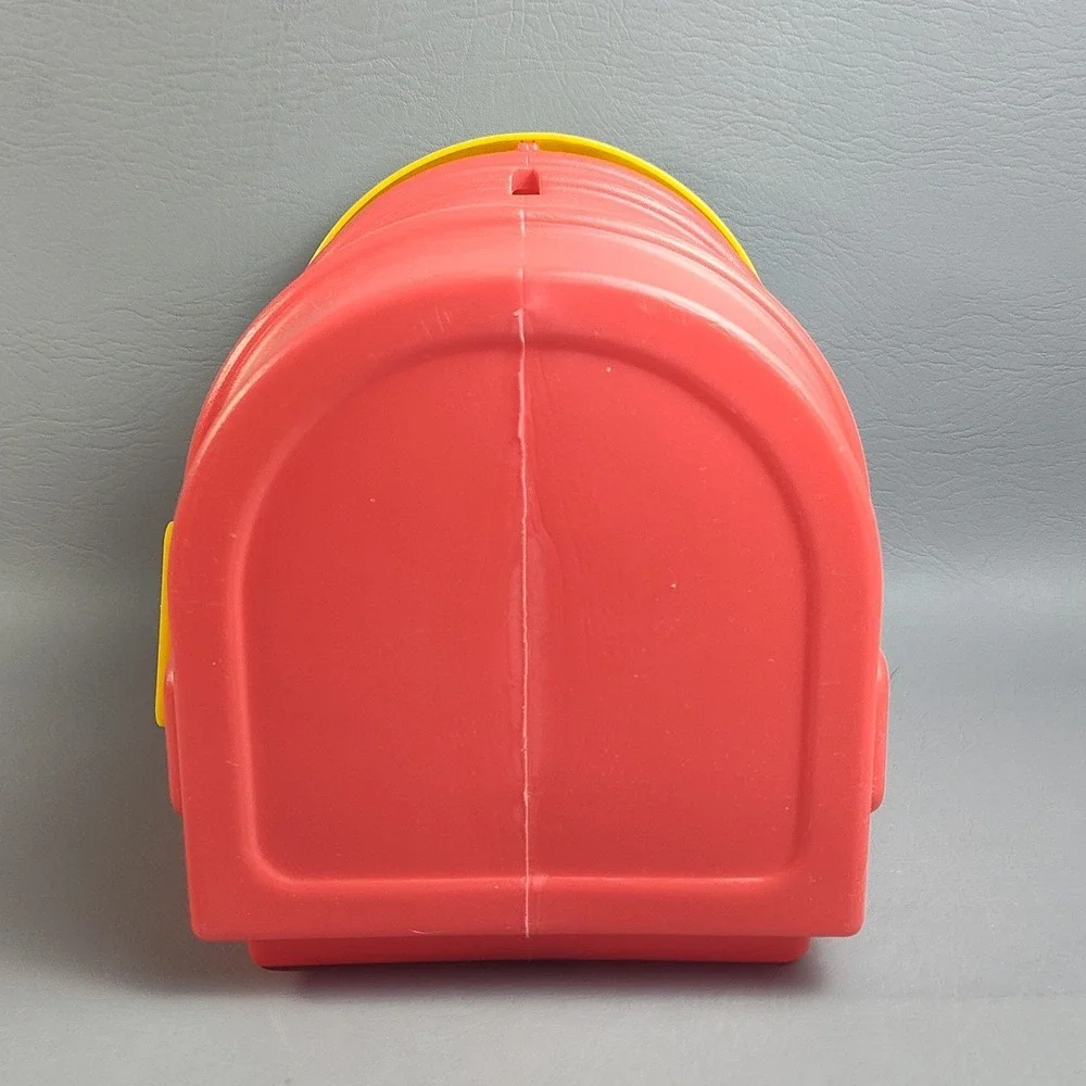 Crayola Vintage Plastic Mailbox Toy With Flag Crayon Play Pretend Toy Kids Red - Picture 6 of 14